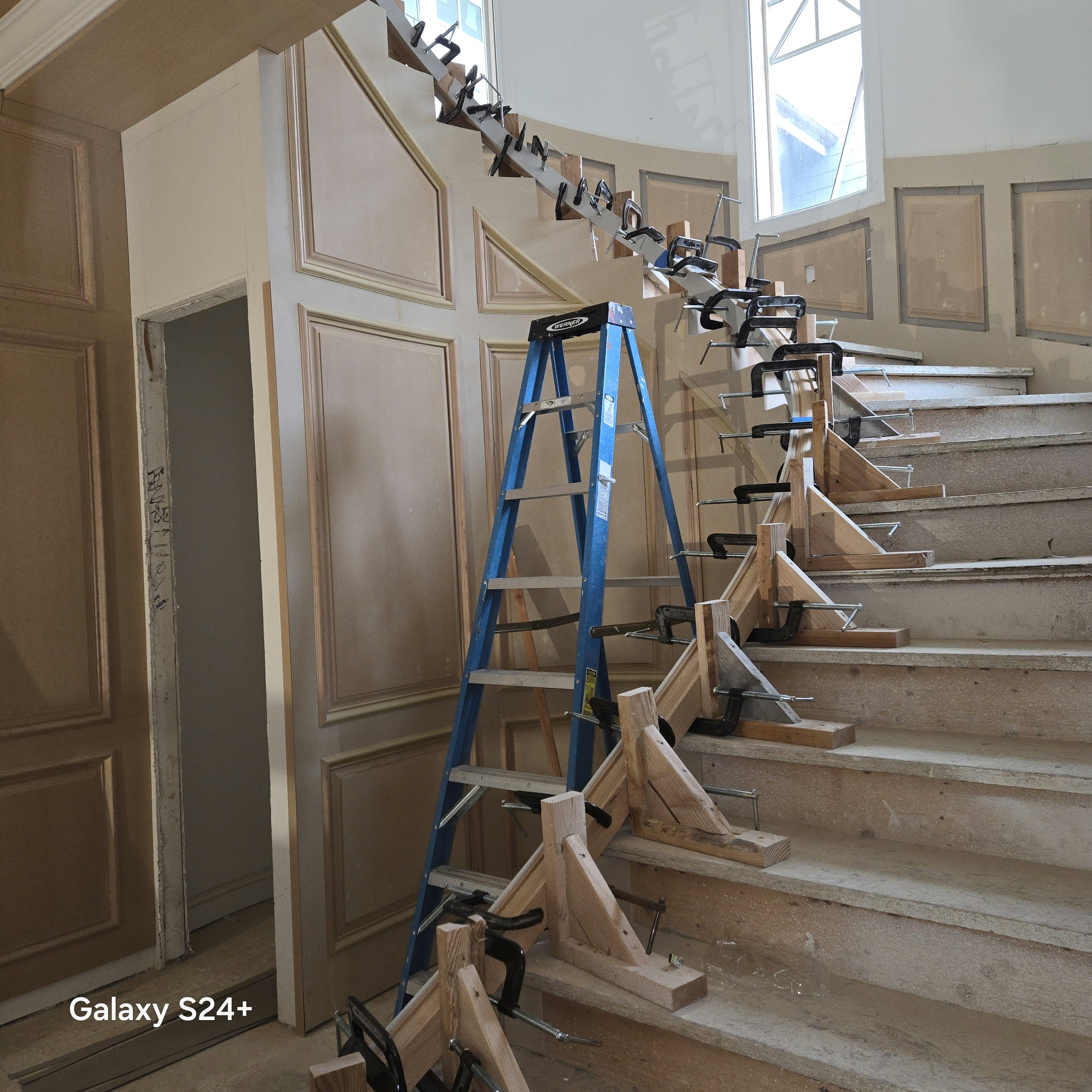 Custom staircase work in progress