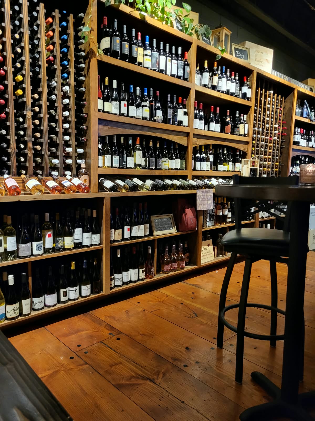 Wine storage and shelving